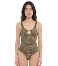 Green Abstract Swimwear 1