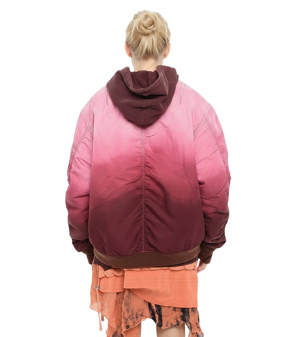 Purple Ombre Hood Jacket 2