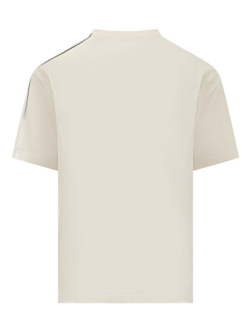 White Crew Neck T-Shirt 2