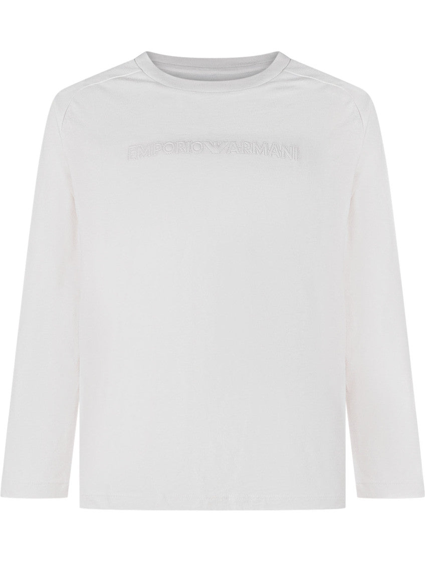 Kids White Logo T-Shirt 1