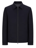 Navy Blue Zip-Up Jacket 1