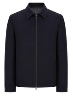 Navy Blue Zip-Up Jacket 1