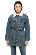 Blue Shirt Collar Jacket 1