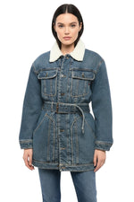 Blue Shirt Collar Jacket 1