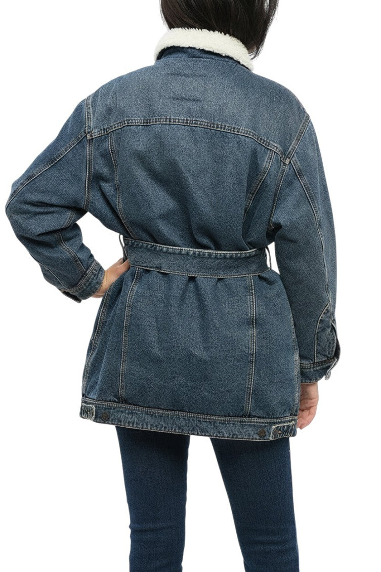 Blue Shirt Collar Jacket 2