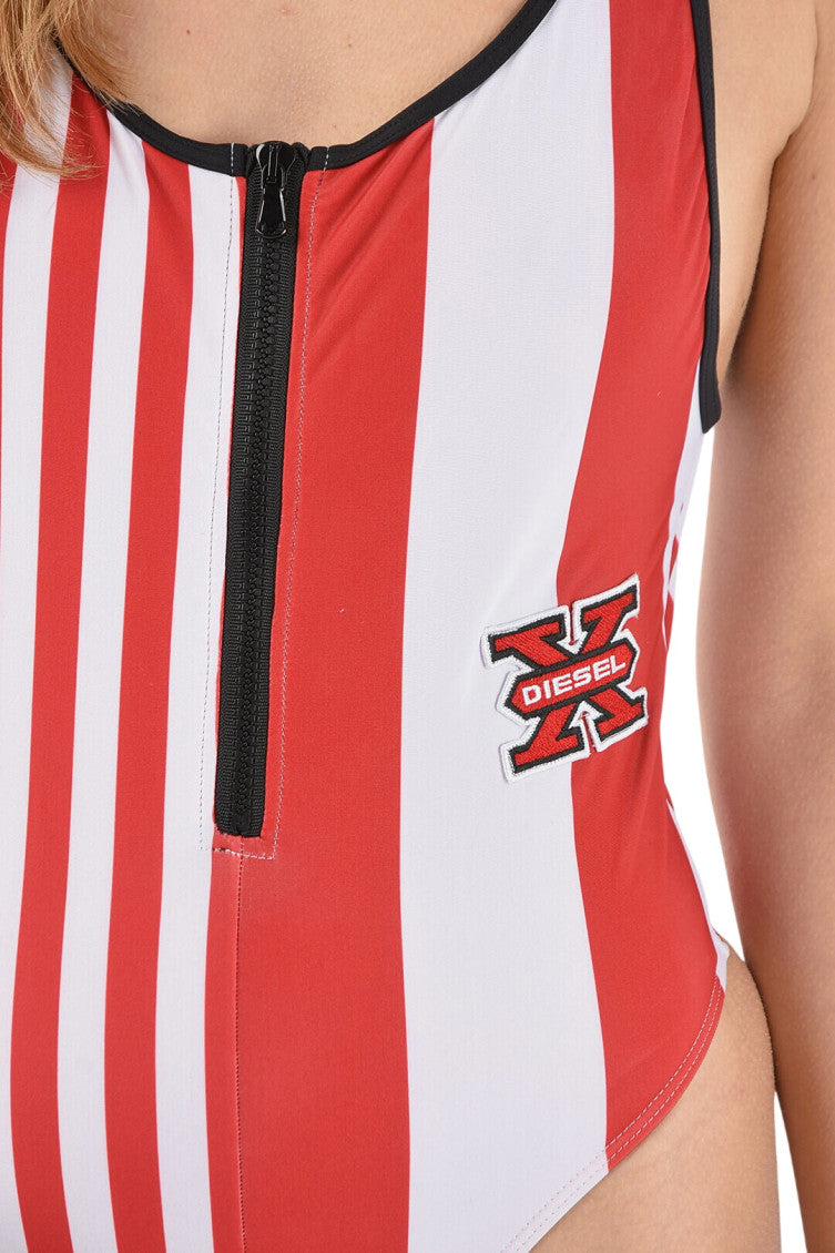 Red Stripes Swimsuit 3