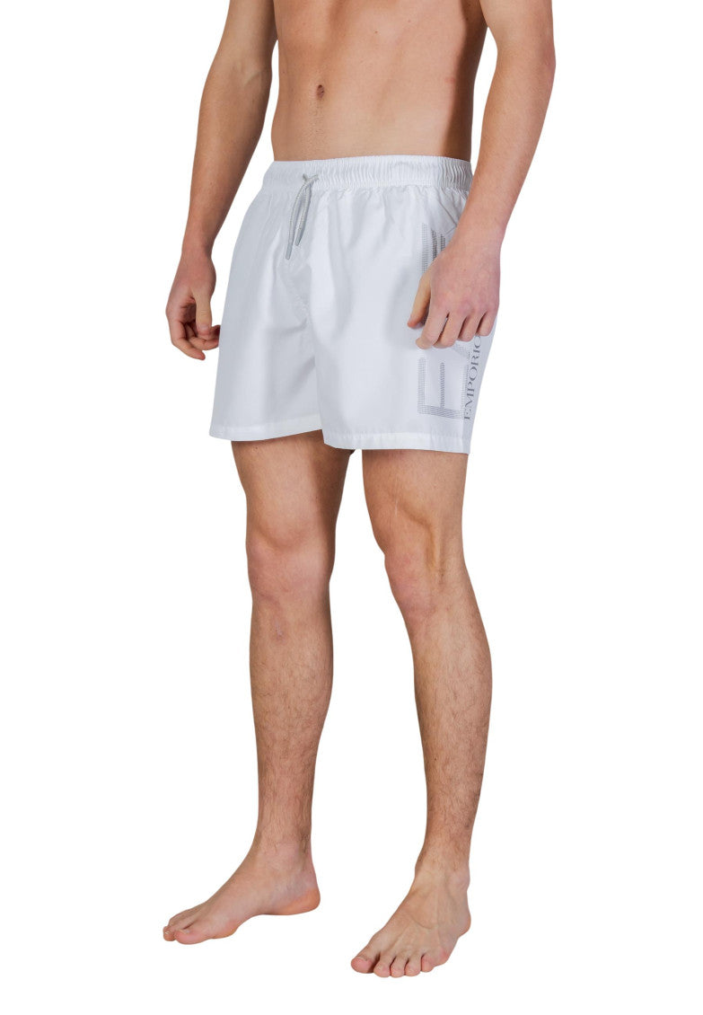White Regular Swim Shorts 2
