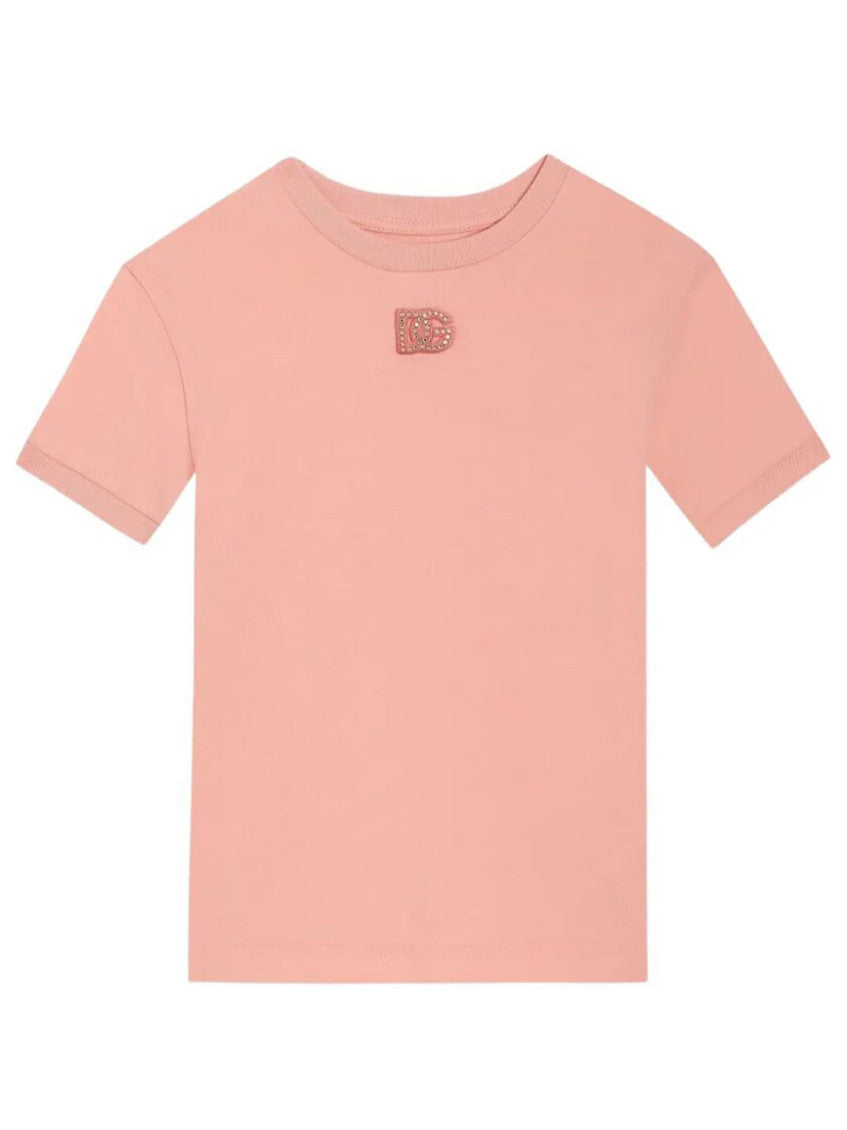 Girls Peach Logo T-Shirt 1