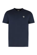 Blue Logo Crew Neck T-Shirt 1