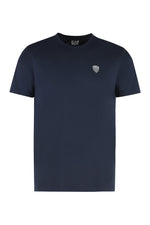 Blue Logo Crew Neck T-Shirt 1