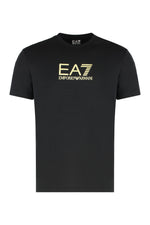 Black Logo Crew Neck T-Shirt 1