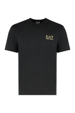 Black Logo Crew Neck T-Shirt 1
