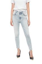 Sky Blue Skinny High Rise Jeans 1