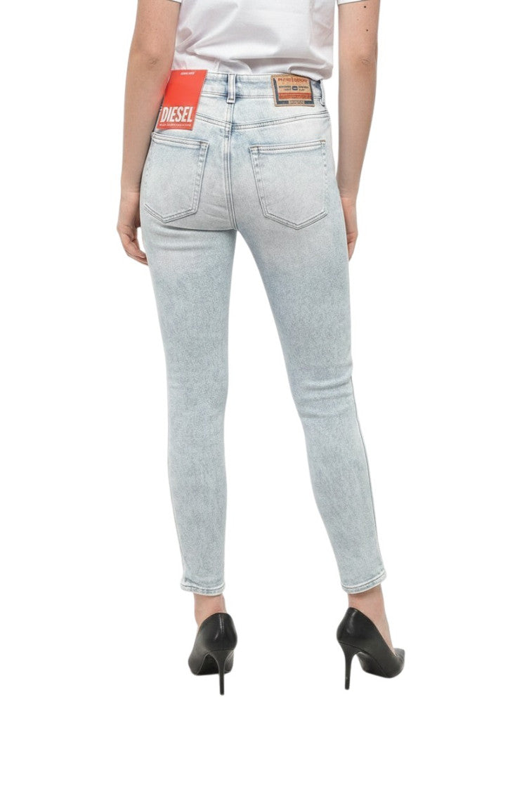 Sky Blue Skinny High Rise Jeans 2
