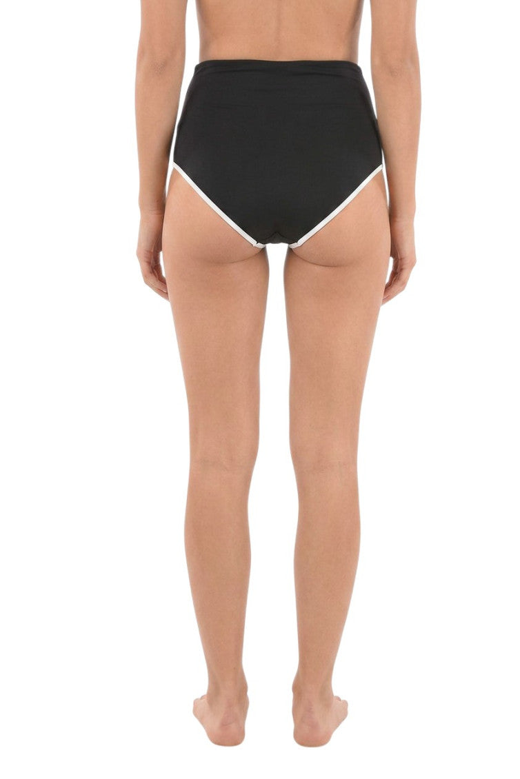Black Logo Bikini Bottom Swimwear 2