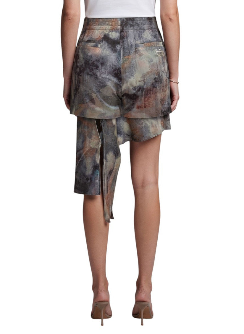 Multicolor Printed Mini Skirt 2