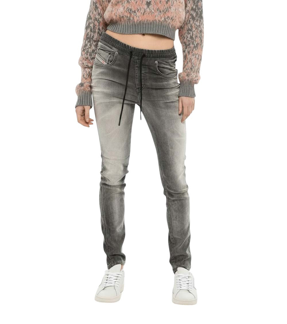 Grey Slim Mid Rise Jeans 1