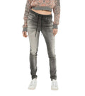 Grey Slim Mid Rise Jeans 1