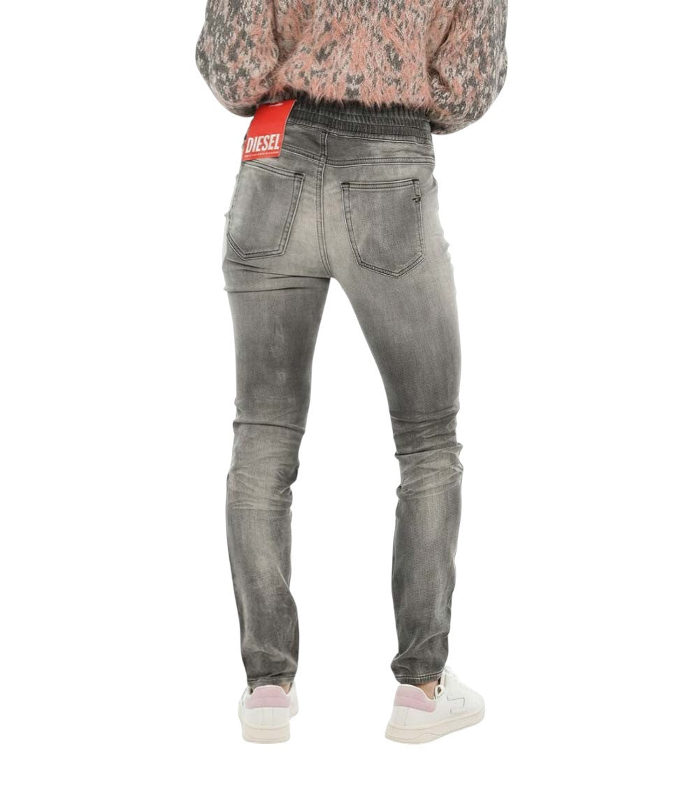 Grey Slim Mid Rise Jeans 2
