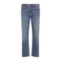 Indigo Mid Rise Jeans 1
