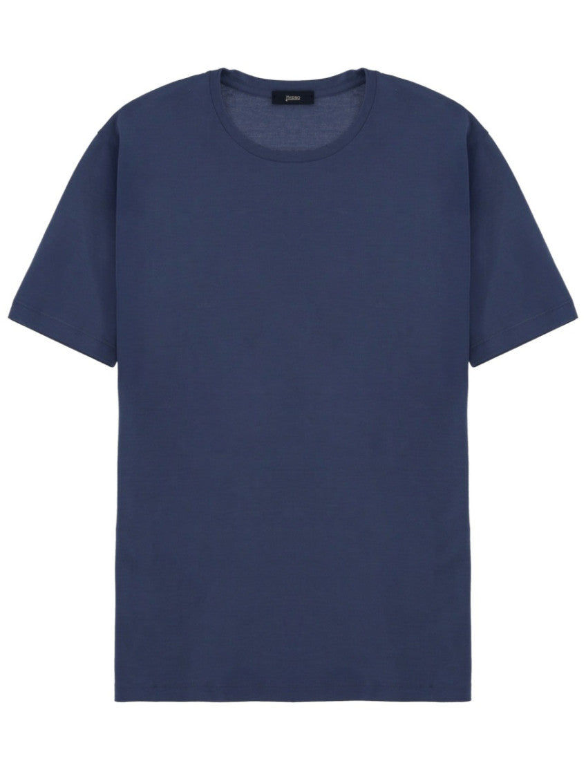 Blue Round Neck T-Shirt 1