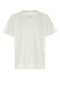 Off White Solid T-Shirt 1