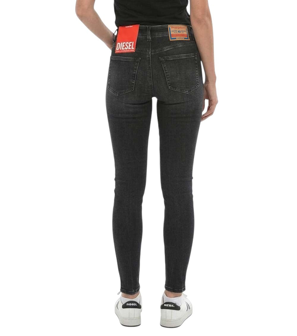 Black Skinny Mid Rise Jeans 2