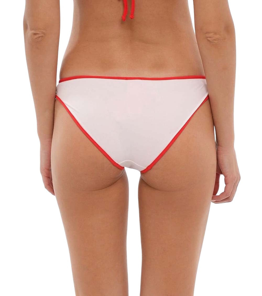 White Logo Bikini Bottom Swimwear 3