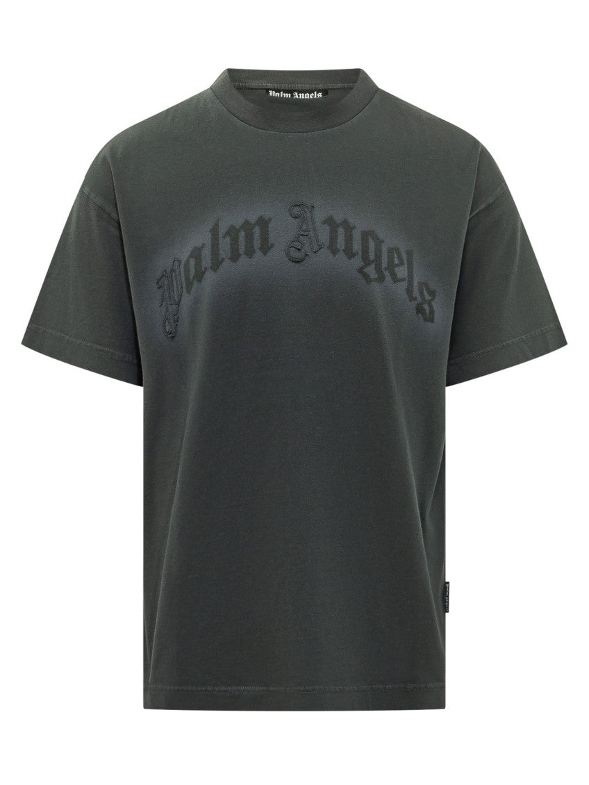 Black Logo Crew Neck T-Shirt 1
