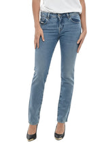 Sky Blue Slim Mid Rise Jeans 1