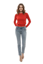 Sky Blue Skinny Mid Rise Jeans 1