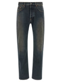 Blue Mid Rise Jeans 1