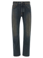 Blue Mid Rise Jeans 1