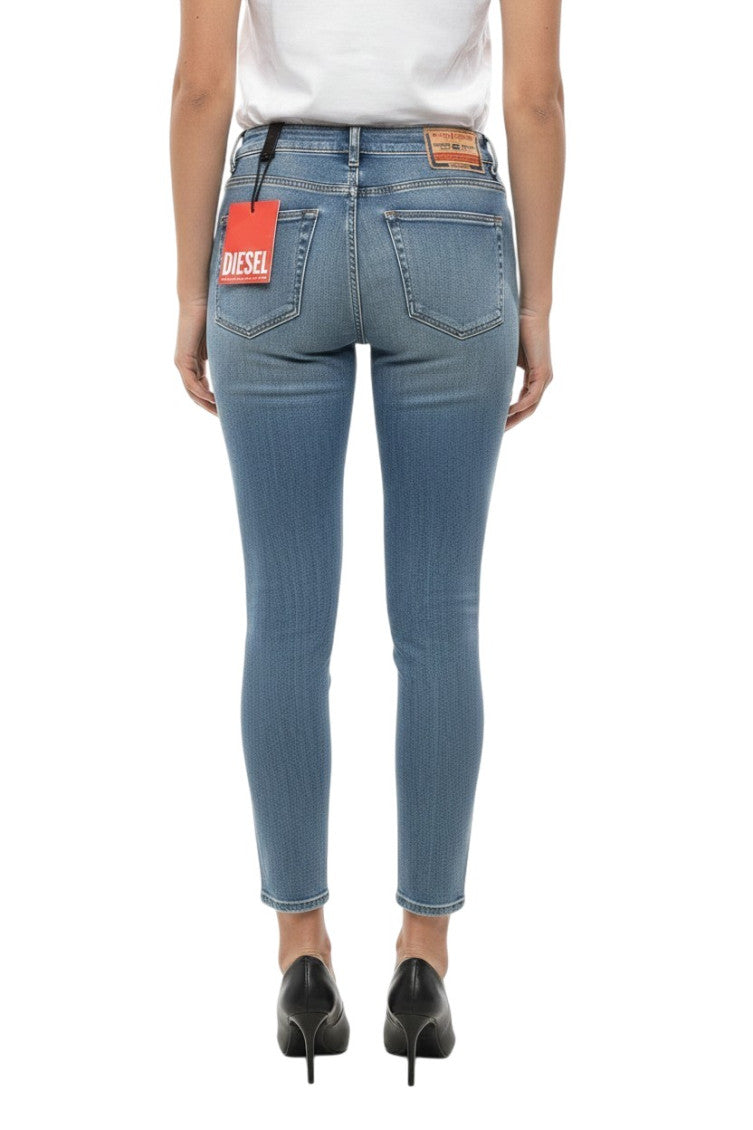 Blue Skinny High Rise Jeans 2