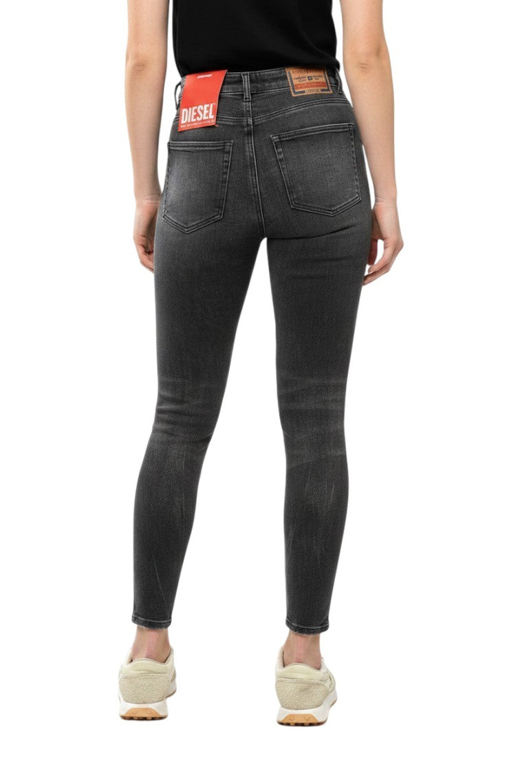 Grey Skinny High Rise Jeans 2