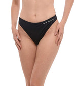 Black Logo Bikini Bottom Swimwear 1