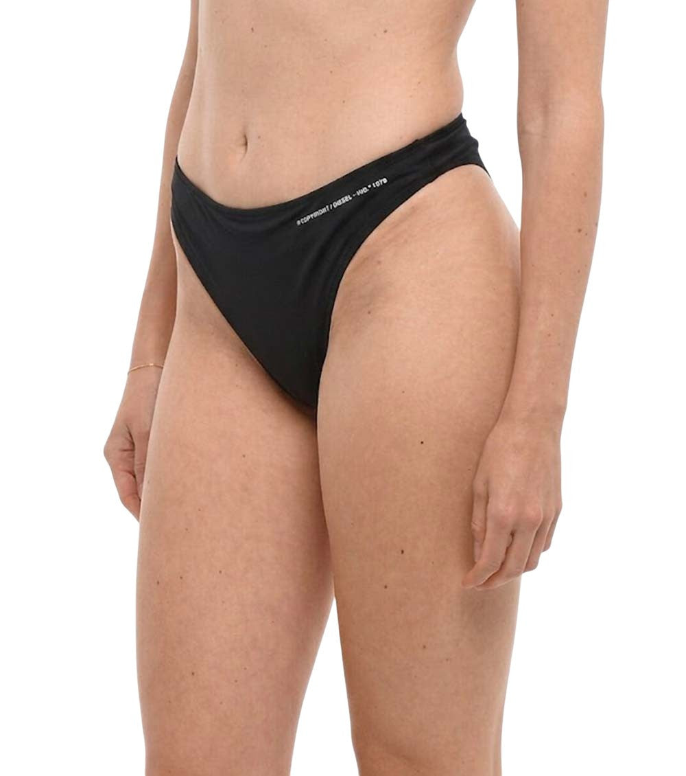 Black Logo Bikini Bottom Swimwear 3