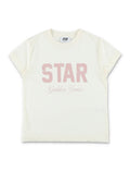 Girls White Graphic T-Shirt 1