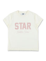 Girls White Graphic T-Shirt 1