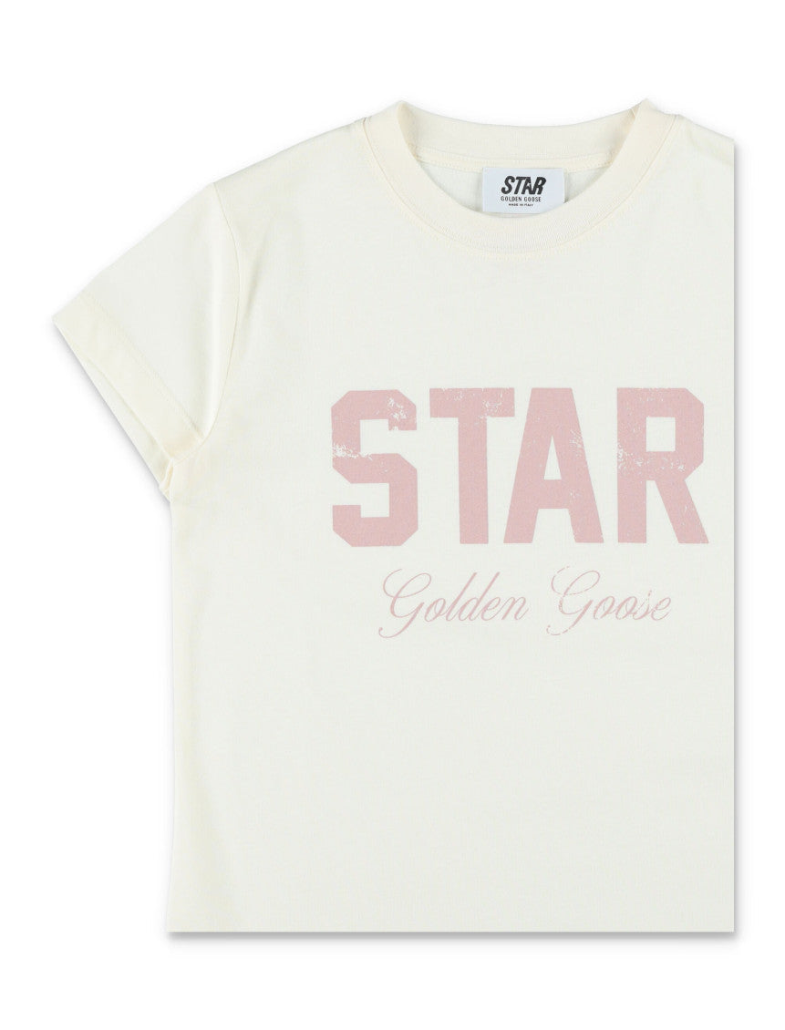 Girls White Graphic T-Shirt 3