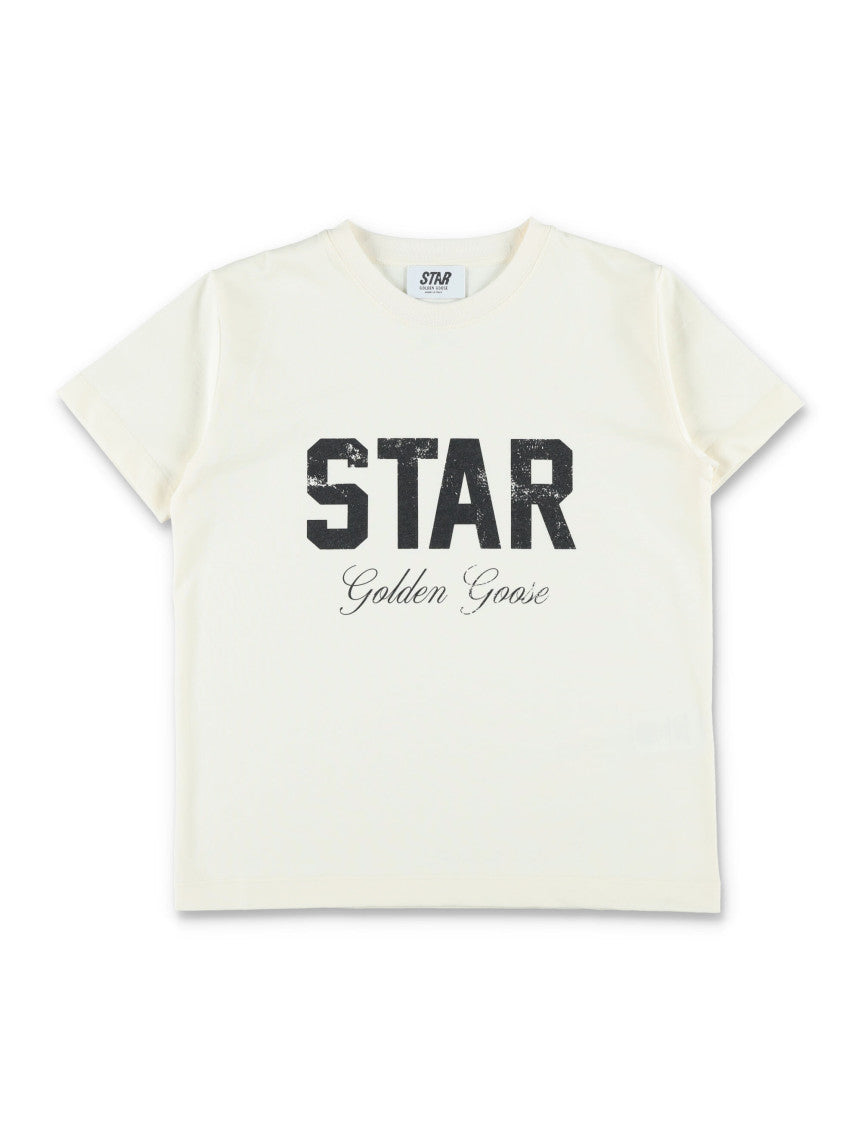 Boys White Logo T-Shirt 1