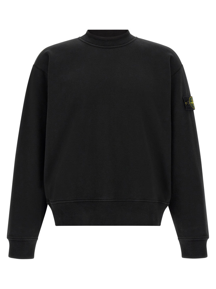 Black Crew Neck Sweatshirt 1