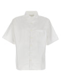 White Relaxed Stripes Shirt 1