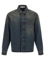 Blue Relaxed Solid Shirt 1