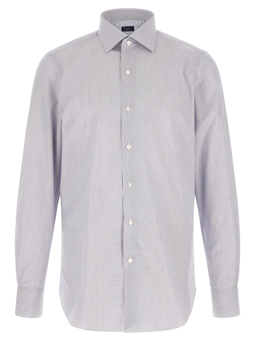 Blue Regular Stripes Shirt 1