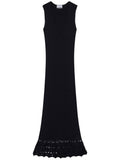 Black V Neck Maxi Dress 1