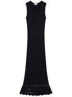 Black V Neck Maxi Dress 1