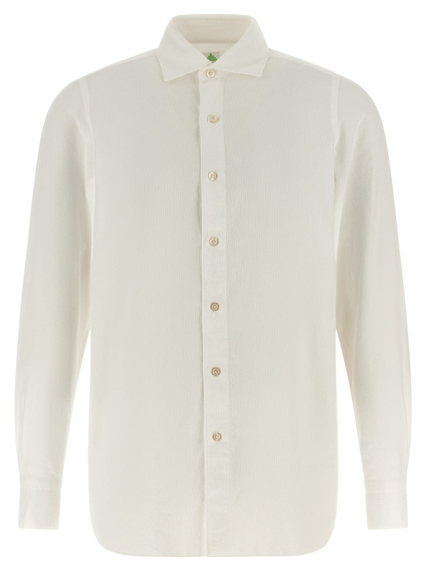 Off White Regular Corduroy Shirt 1