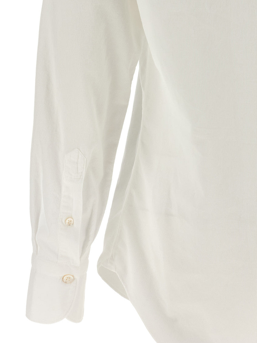 Off White Regular Corduroy Shirt 4
