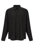 Black Oversized Solid Shirt 1